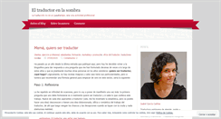 Desktop Screenshot of eltraductorenlasombra.com