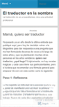 Mobile Screenshot of eltraductorenlasombra.com
